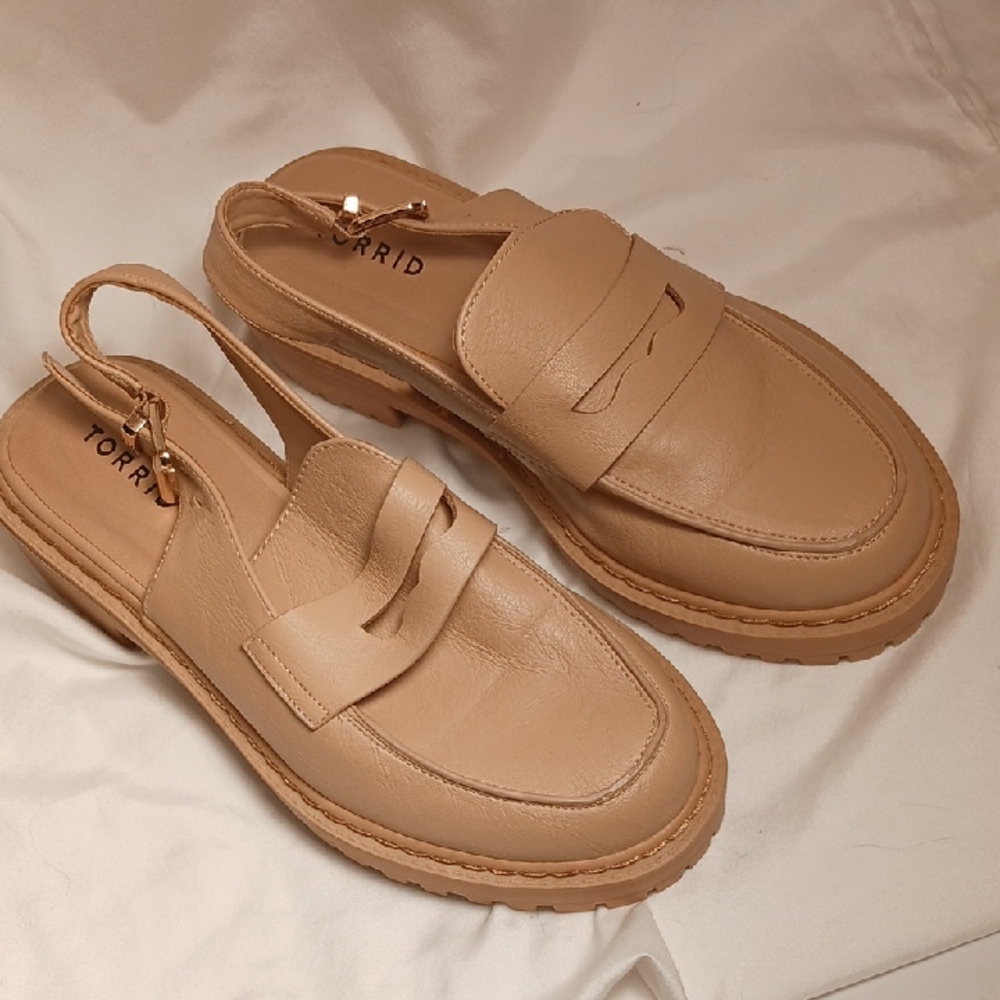 Torrid Sling Back Lug Loafers 8WW
